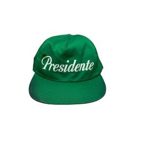 Vintage 90’s Presidente Hat - Green/White